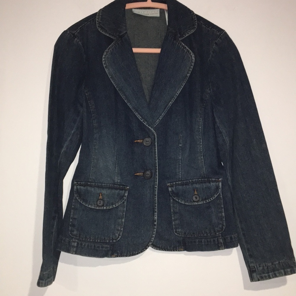 Liz Claiborne Dark Denim Blazer